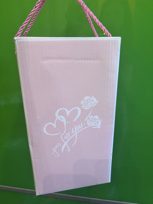 Троянда в колбі подарунок до Дня Закоханих червона з лед підсвіткою