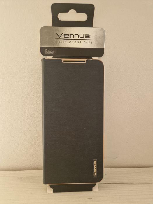 Kabura Vennus Book z ramką do Xiaomi Mi 10T Lite / Note 9T Pro Granat