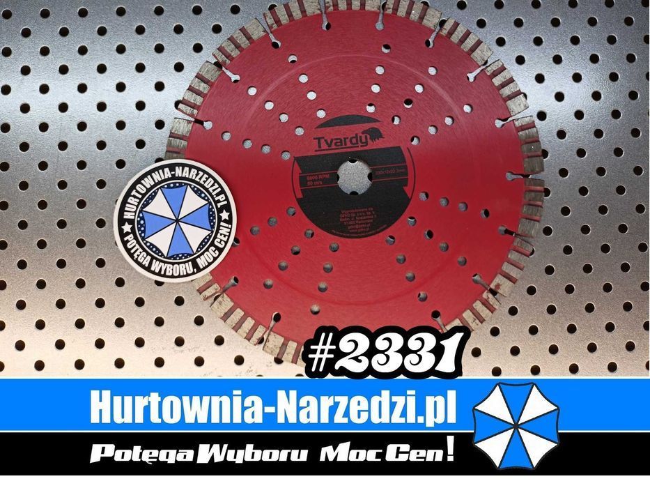 Tarcza diamentowa segmentowa 230mm h12 mm tarcza do betonu 230mm