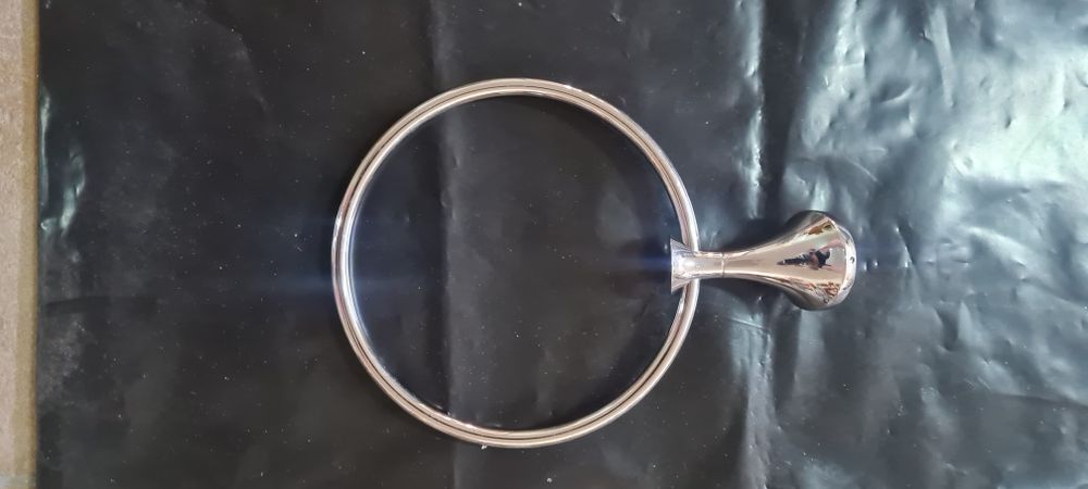 Suporte toalhas Argola d18,5 cromado