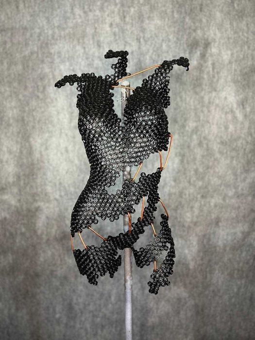 Декоративна фігура із гайок М8 (повністю ручна робота)