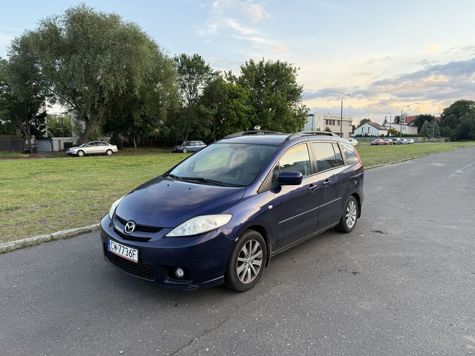 Mazda 5 2.0 diesel 7 osobowa HAK Klimatyzacja sprawna  Nowe Klocki i tarcze ZAMIANA