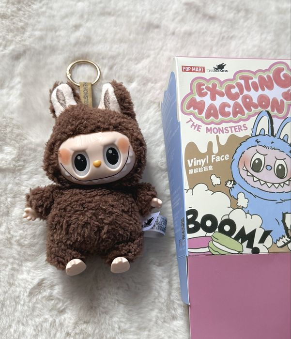 ぬいぐるみ Labubu Exciting Macaron Chestnut Cocoa Labubu exciting macaron sekretny chestnut cocoa Konradowo • OLX.pl