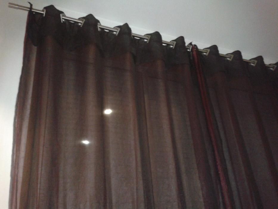 vendo cortinas em organza
