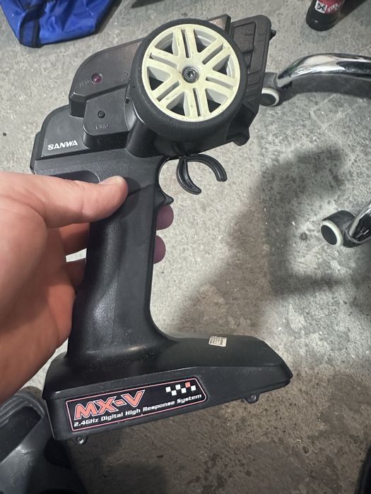 Aparatura nadajnik RC drift Sanwa MX-V 5 odbiornik rx-37w