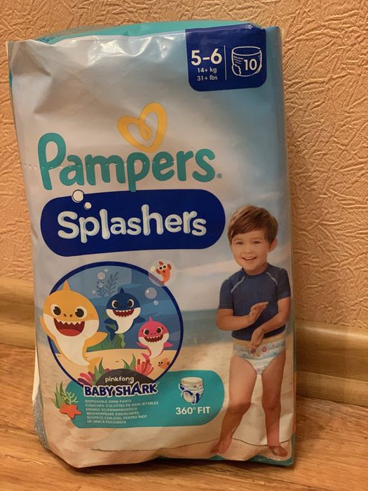 Трусики для купания Pampers splashers 5-6