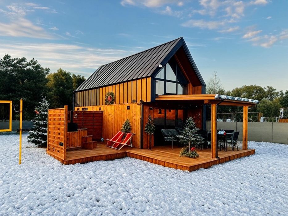 Stodoła Janusz z balią nad jeziorem