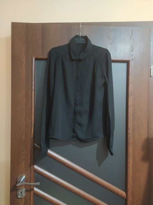 Koszula na guziki zapinana rozpinana bluzka 34 XS luźna