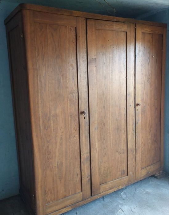 Szafa 3 drzeiowa dębowa z 1965 roku