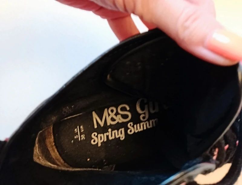 martensy lakierki M&S Girls Spring Summer