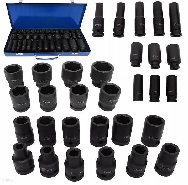 Набір ударних головок  1/2" 35 одиниць.