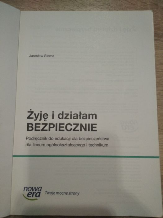 Żyję i działam bezpiecznie podręcznik do EDB