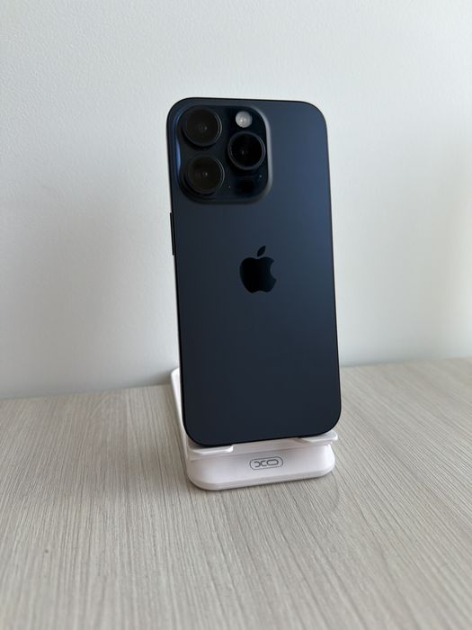 Apple iPhone 15 Pro Blue Titanium/ 91% kondycji baterii
