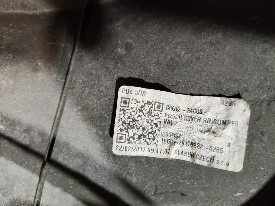 PARACHOQUE TRASEIRO TRÁS HYUNDAI I30 PDE PD PDEN 86611G4000 86611