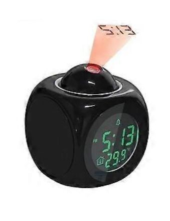 Elektroniczny budzik zegar projekcyjny wielofunkcyjny