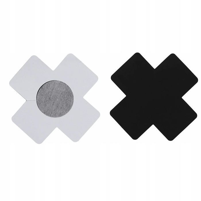 Nasutniki naklejki na sutki X przyklejane krzyżyki czarny 5 par