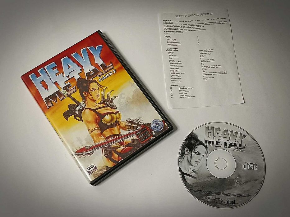 Heavy Metal F.A.K.K. 2 PC PL Polskie Wydanie Premierowe KOMPLET Unikat