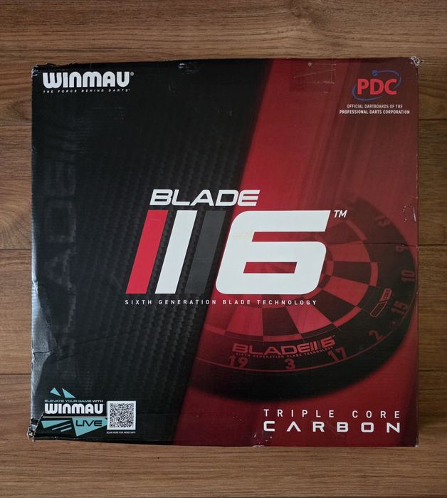 Nowa tarcza do darta WINMAU Blade 6 Triple Core Carbon