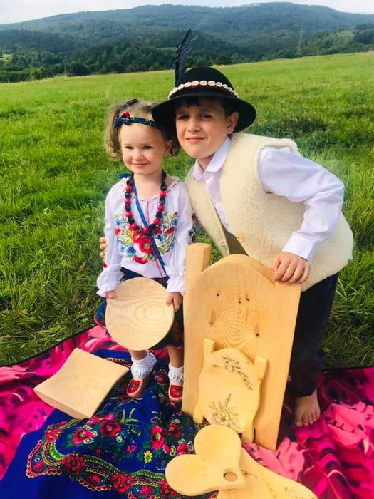 korytka regionalne talerze drewniane Tace do cateringu restauracji  50