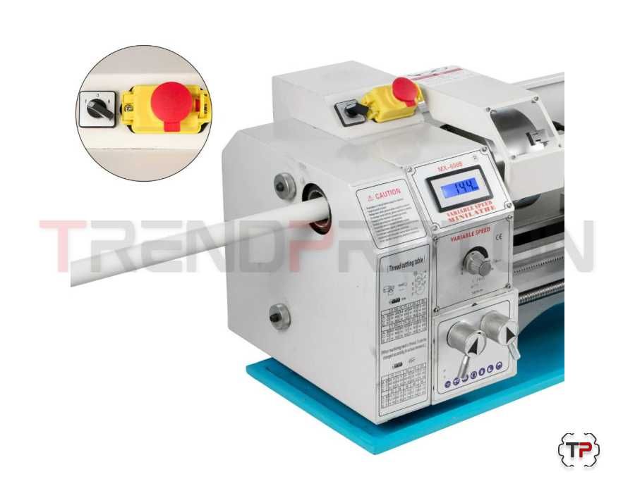 Torno Mecânico p/ Metal 210x600mm Oferta de Lunetas