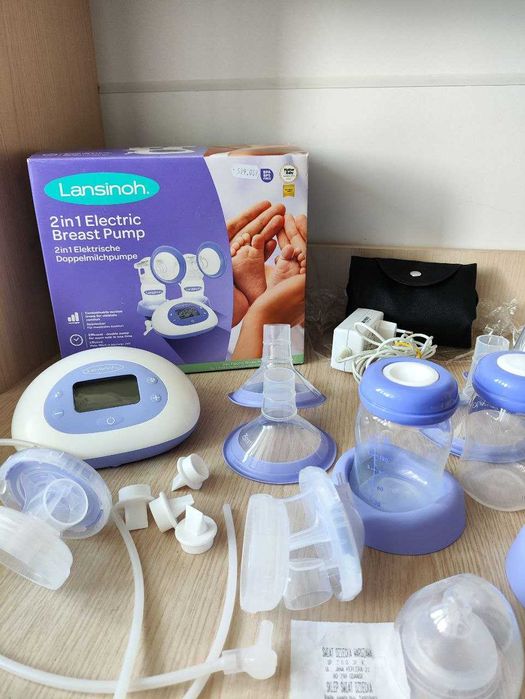 Молокоотсос електричний подвійний Lansinoh 2in1