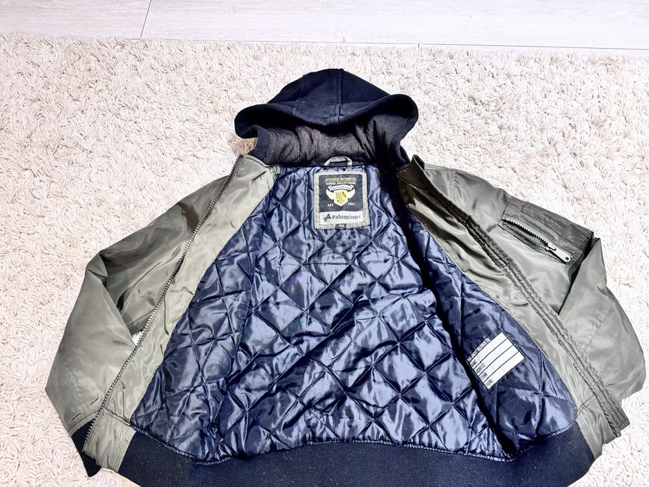 Kurtka bomberka rozm 134 z kapturem