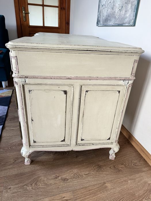 Stylowe Biurko Gabinetowe Ludwikowskie Dwustronne