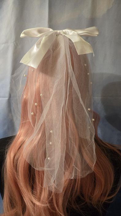 Welon Ślubny krótki na spince impreza Ślub Panieńskie