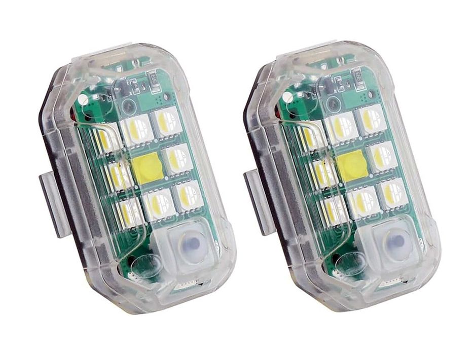 Luz estroboscópica LED com controle remoto