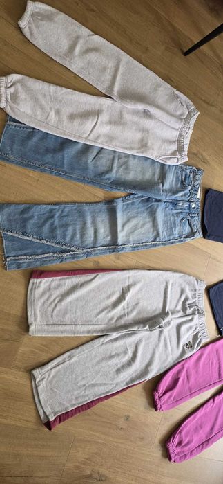 Spodnie 5 par Zara 11-13 lat jak nowe 152-158
