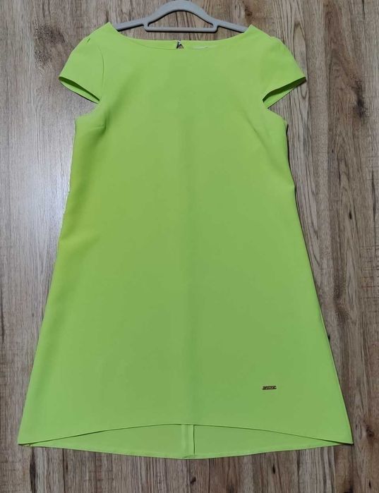 Limonkowa sukienka La Perla rozmiar 40