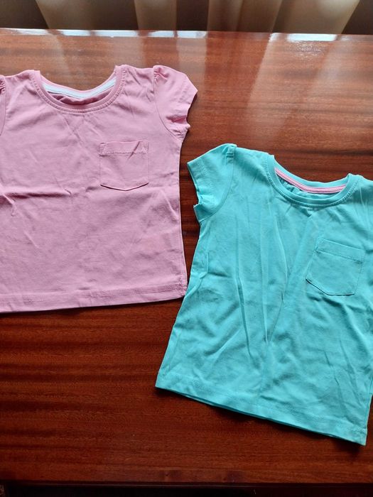 Lot of 2 baby T-shirts by Young Dimension, 100% cotton, 18–24 months, 92 cm