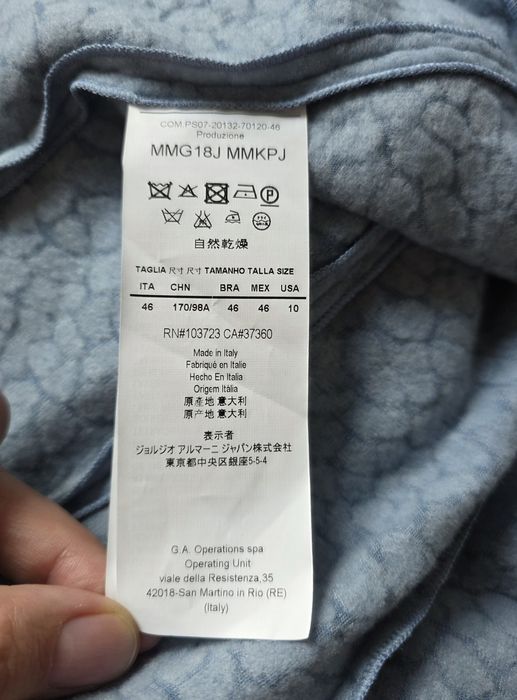 Armani Collezioni marynarka damska 42 niebieska L / XL bubble