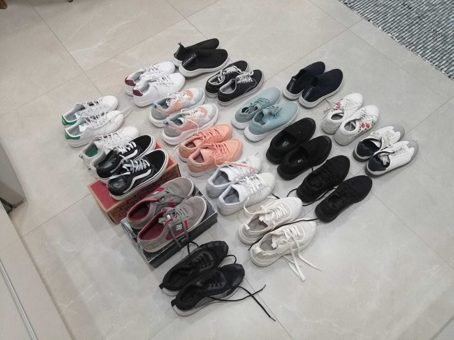 Conjunto Sapatilhas Mulher Reebok, Adidas, Vans, All Stars 36, 37, 38