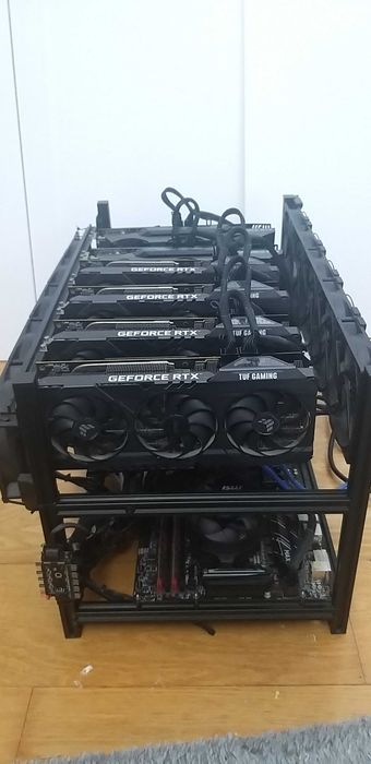Vendo RIGs, 20 placas NVidia e AMD, Fontes Corsair, risers, cabos, etc