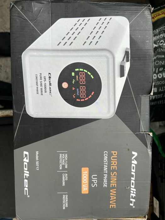 UPS qoltec sinus 1квт інвертор з чистою синусоїдою оригінал