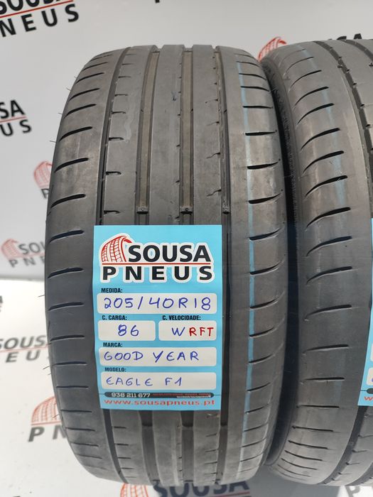 2 pneus semi novos 205-40R18 86W Good year - Oferta dos Portes
