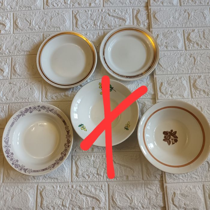 Тарелки СССР разные