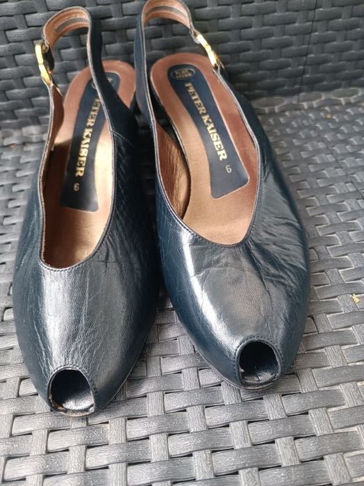 Buty Peter Kaiser Peep toe slingback  stan! Rozmiar stan! R 39
-