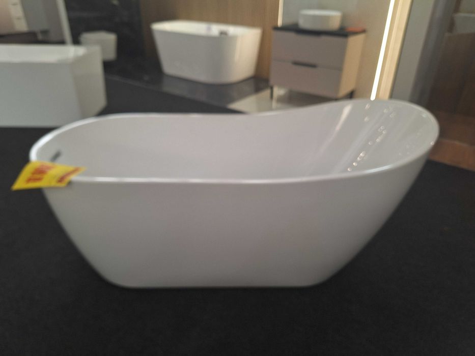 Wanna akrylowa wolnostojąca asymetryczna Arnika 160cm Deante