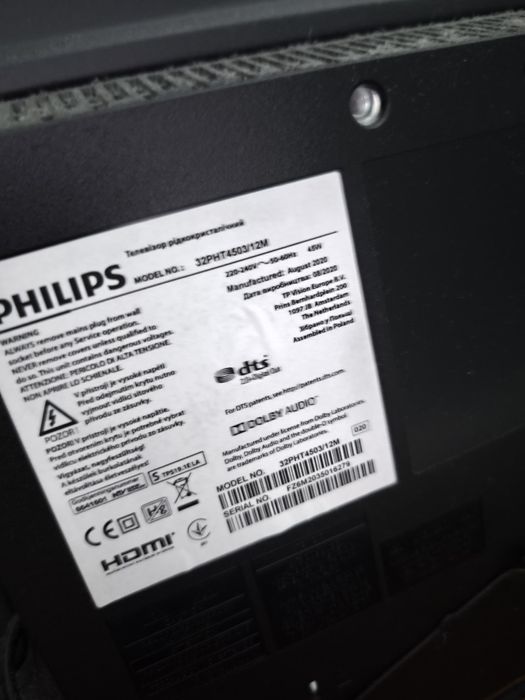 Televisor LED ultra fino Philips