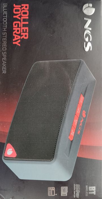 NGS ROLLER GRAY bluetooth stereo speaker