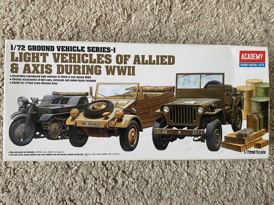 Academy 1310 ground vehicle set WWII