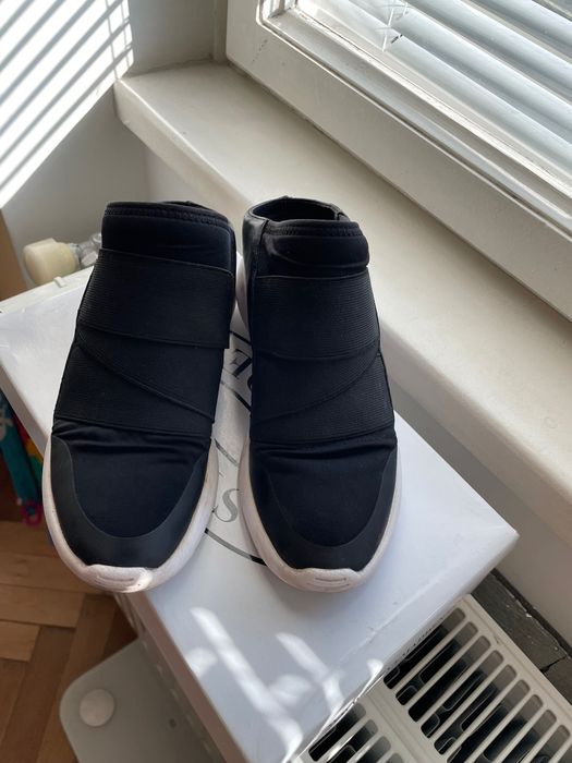 Кросівки Steve Madden оригінал з відкритою пʼятою чорні кеди