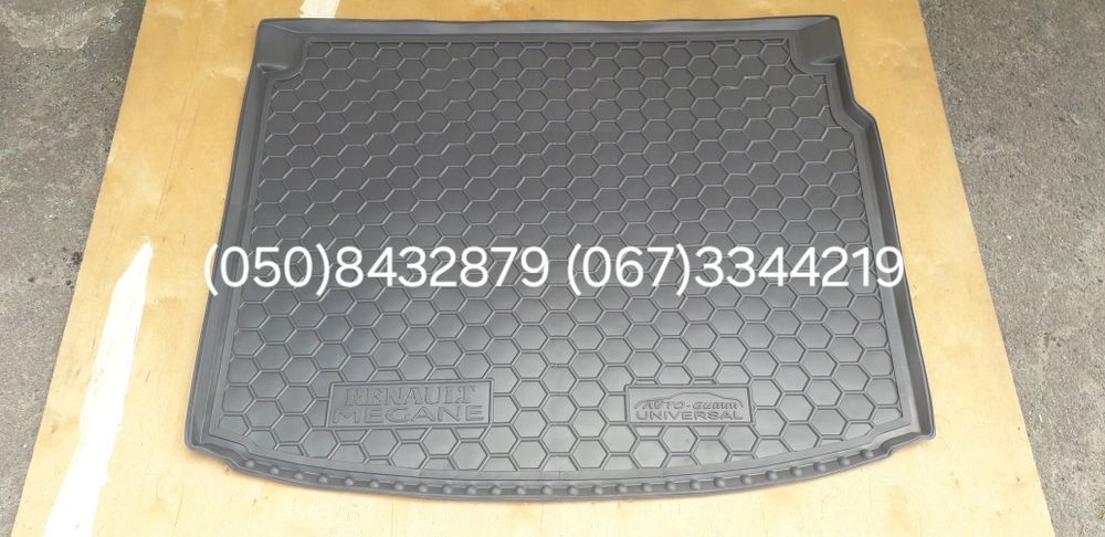 Коврик в багажник Renault Megane 3, 4, Меган 3, 4 універсал, хетчбек.
