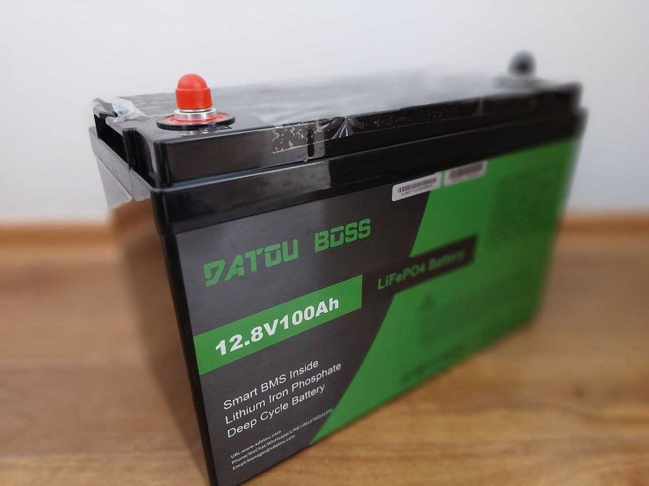 Аккумулятор LiFePO4 Железо-фосфатный DATOUBOSS 12V 50,100,200,300Ah 1280Wh Польша. Бесплатная доставка. Li-ion батарея (Li-Po)литий-ионный АКБ