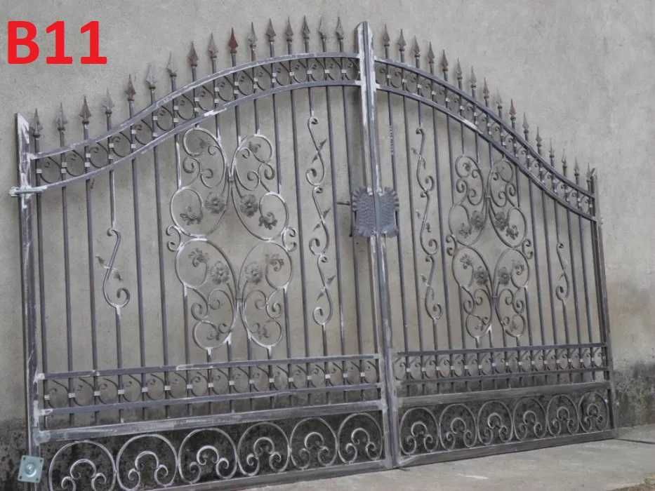 Brama kuta wjazdowa skrzydłowa przesuwna 4m do posesji