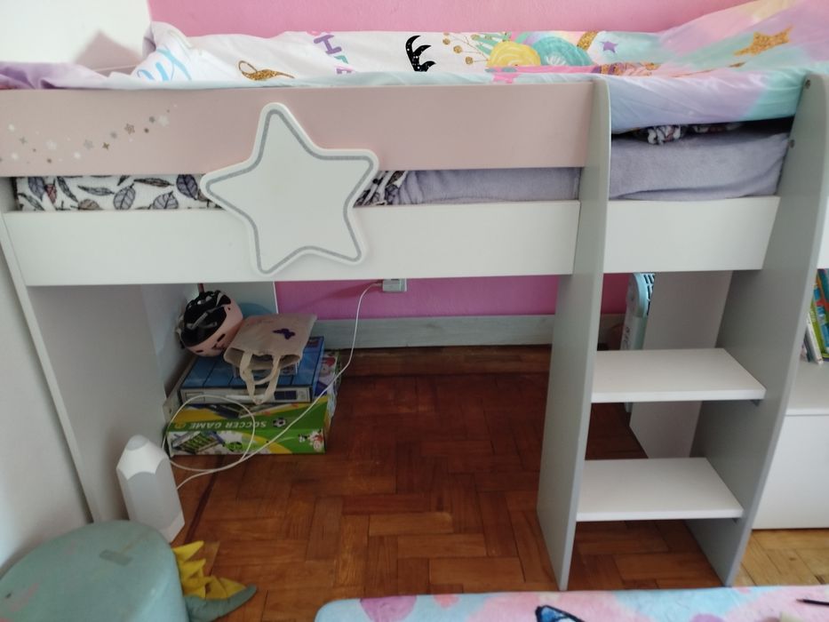 Cama Alta Menina