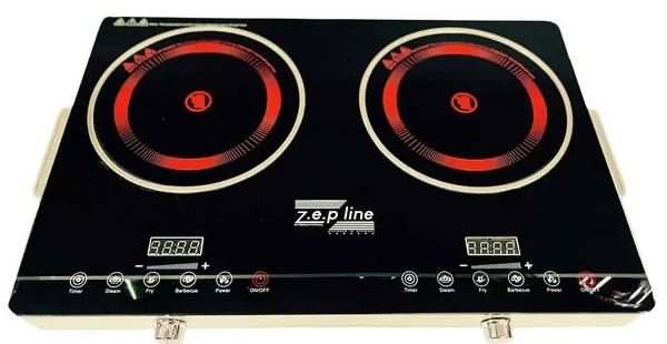 Электрическая Инфракрасная Двухкомфорочная Плита Zepline 062 4400WATT