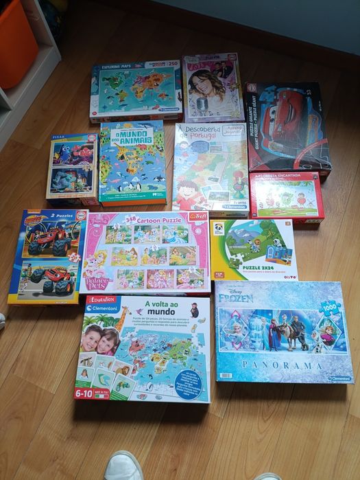 Puzzles,brinquedos,jogos livros